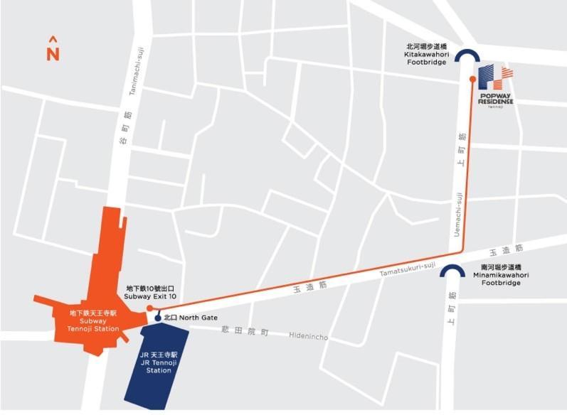 Popway Residence Tennoji Osaka Ngoại thất bức ảnh